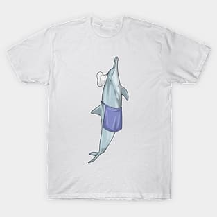 Dolphin as Cook with Chef hat T-Shirt